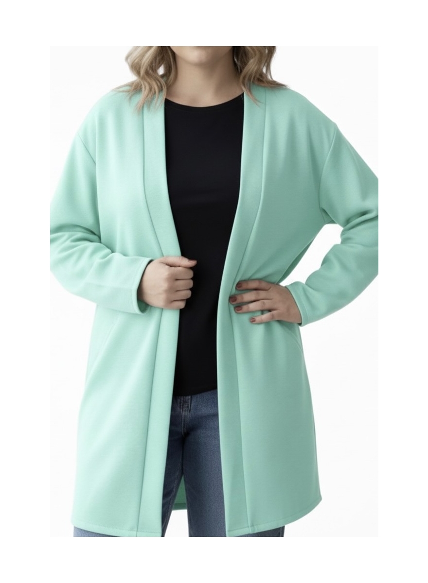 Oversized blazer met boord Wilma mint