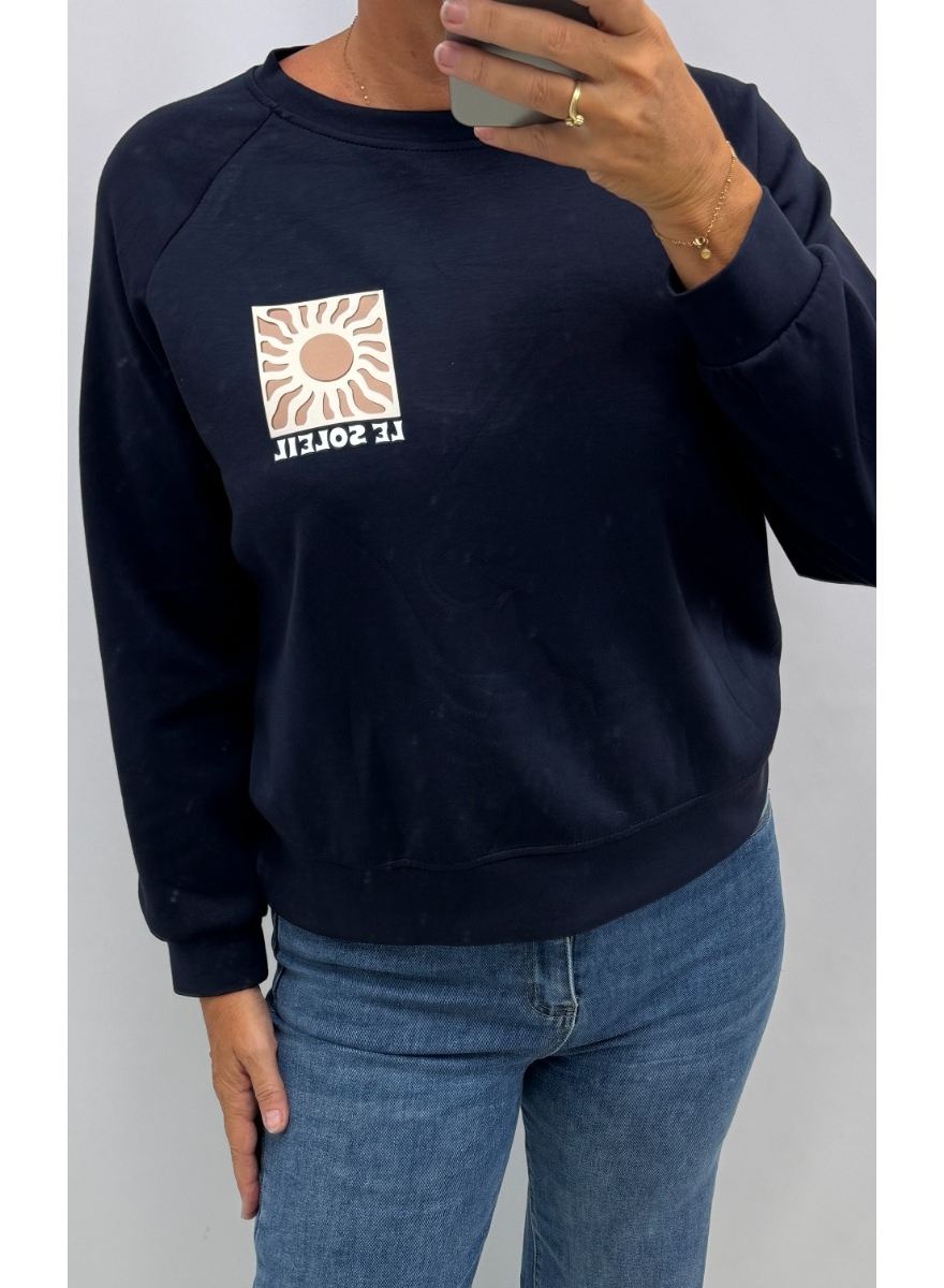 Sweater Le Soleil donker blauw