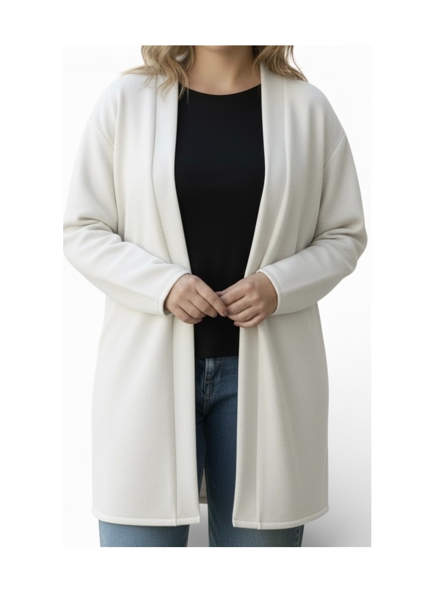 Oversized blazer met boord Wilma off-white