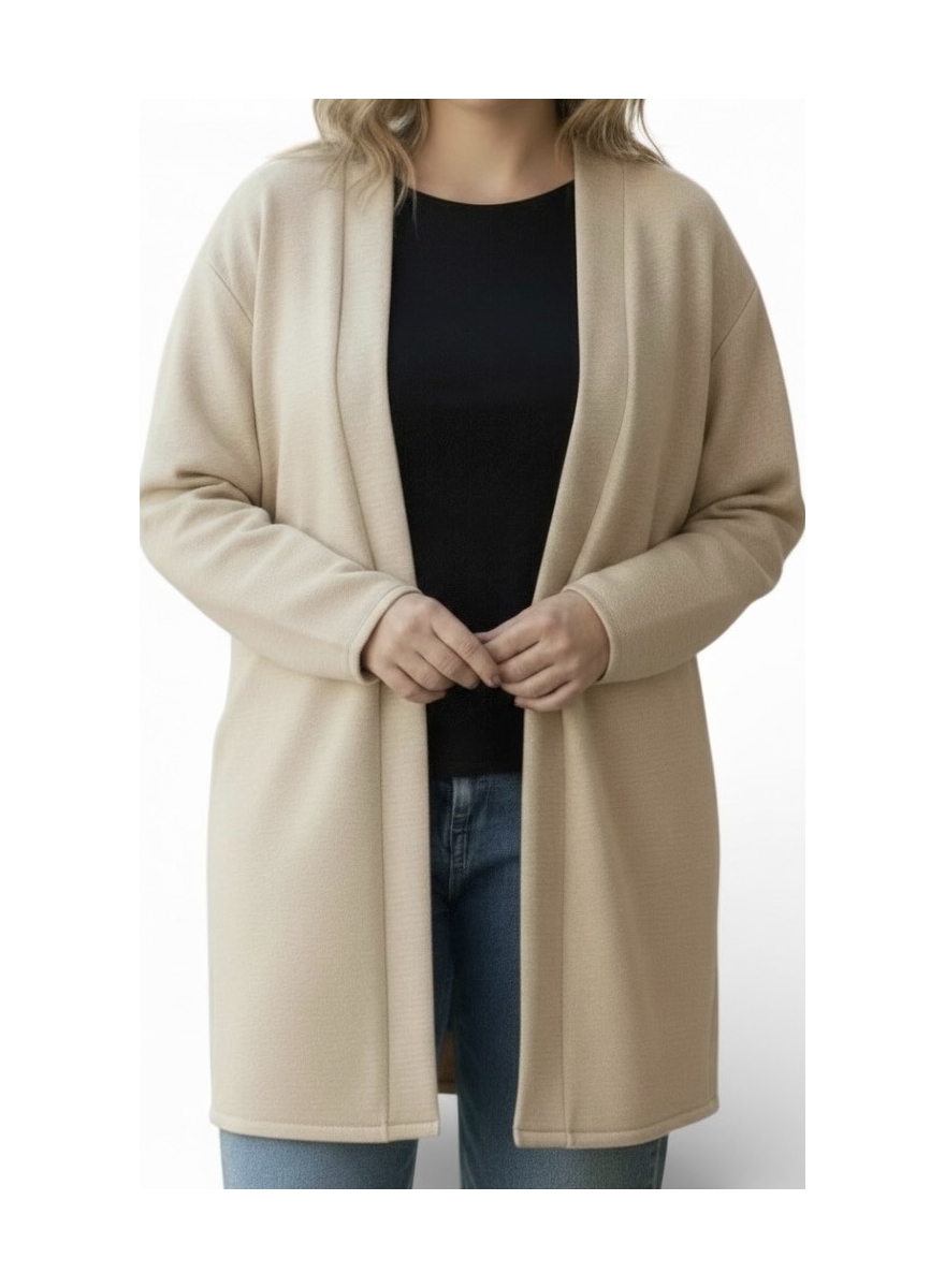 Oversized blazer met boord Wilma beige