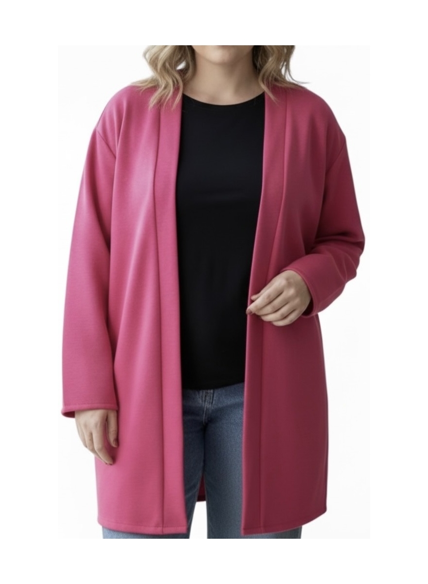 Oversized blazer met boord Wilma fuchsia