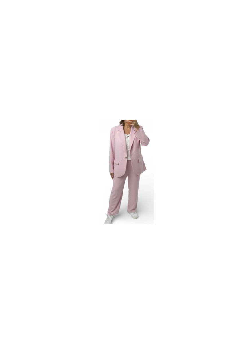 KLEINER 2-delig set met blazer en broek Debby licht roze