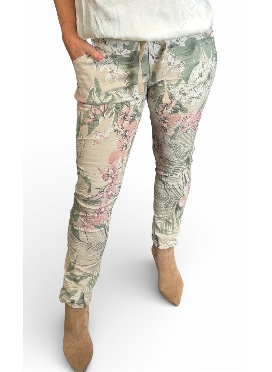 Italy broek Orchid beige