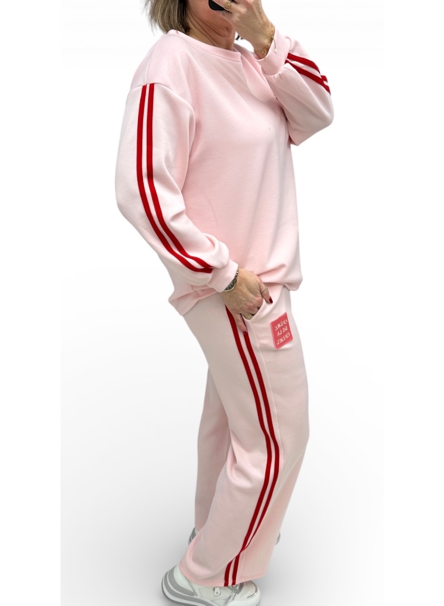 2-delig set crėme de la crème licht roze