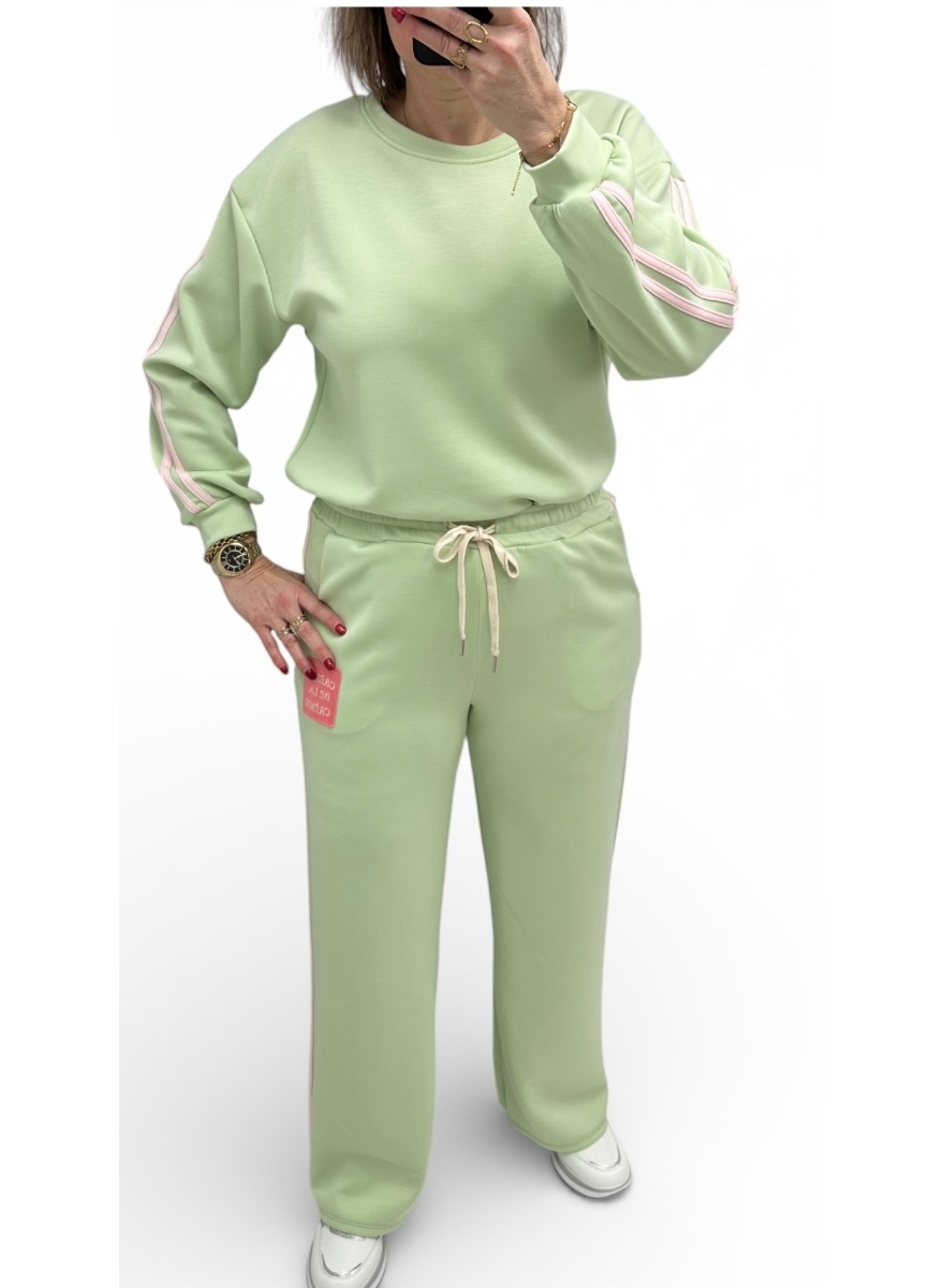 2-delig set crėme de la crème licht groen