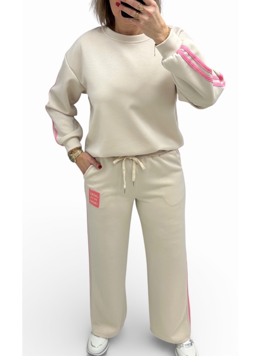 2-delig set crėme de la crème beige