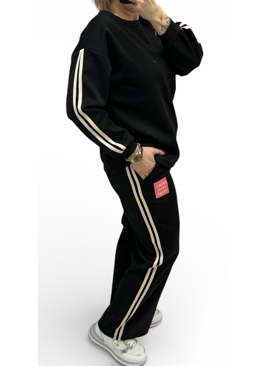 2-delig set crėme de la crème zwart