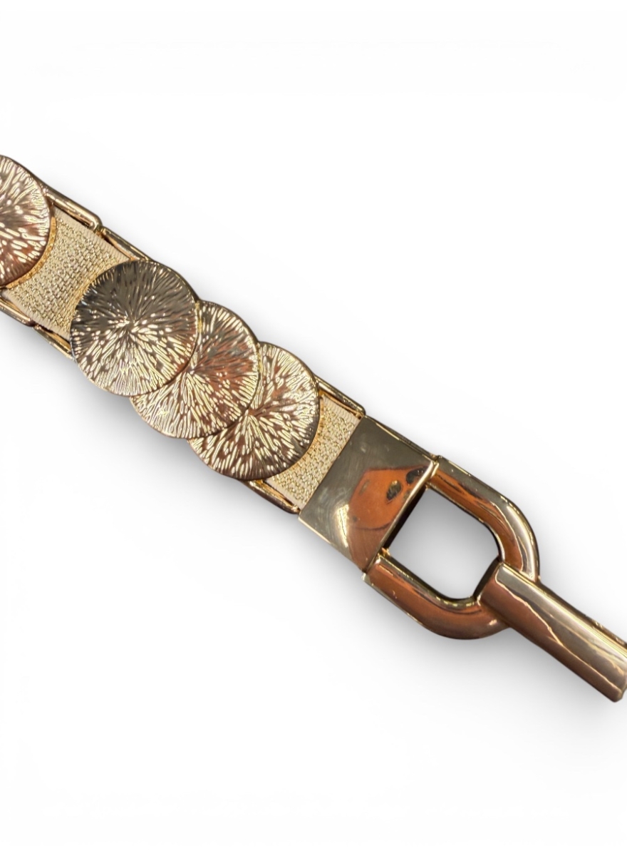 Ceintuur met circles beige (PD-3045)