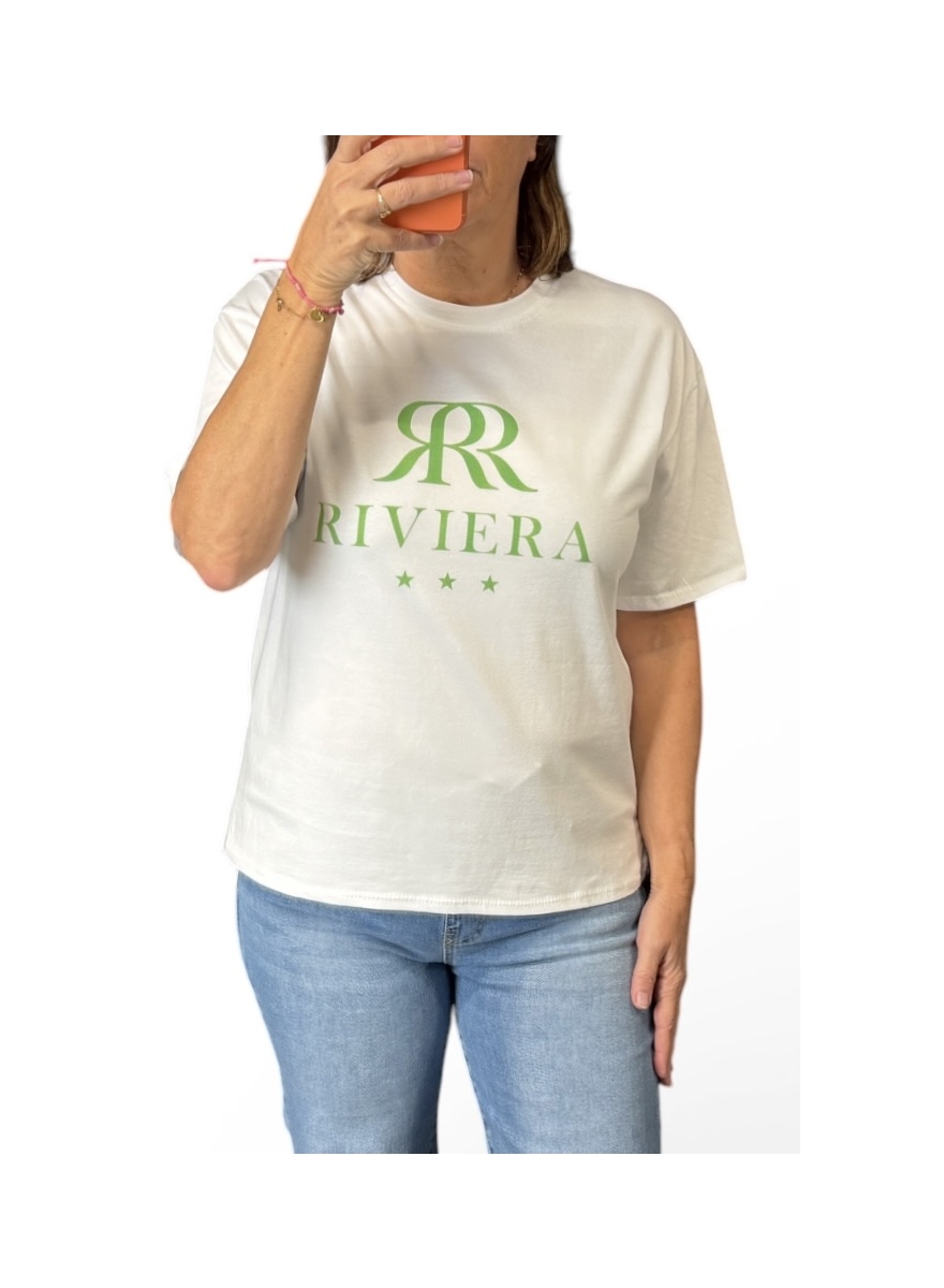 Shirt met korte mouw Riviera groen
