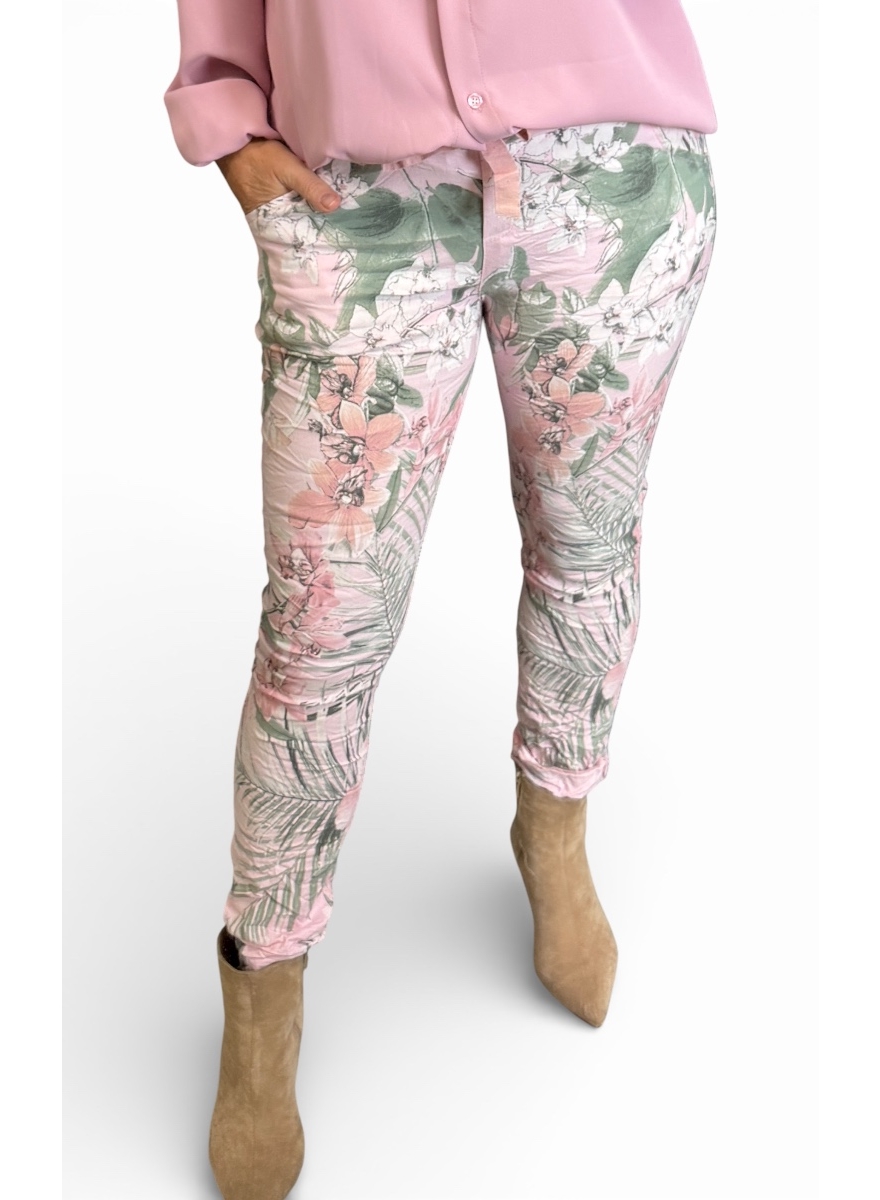 Italy broek Orchid licht roze