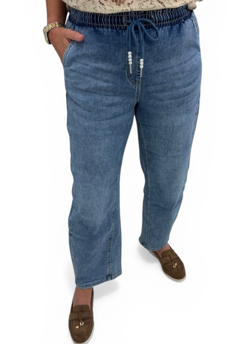 Redseventy balloon jeans met elastische taille (F580-24/25)