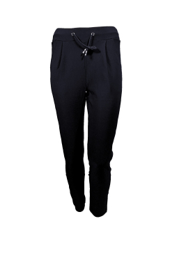 YU Travel broek soft met koord donkerblauw R238