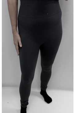 Fashion legging/tregging met stretch zwart (BIG-90)
