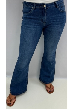 Goodies broek flaired met ritssluiting (DJ2568)(DJ2569)