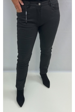 Norfy coating jeans zwart (K575-2-1)