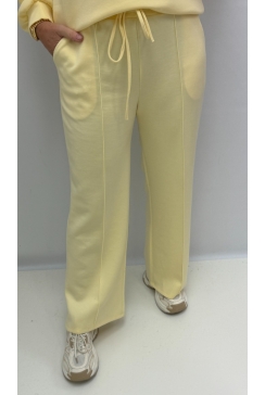 Broek met koord en naad Romie geel