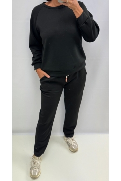 2-delig set met trui en broek Katherina zwart