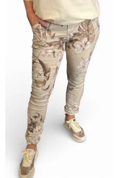 Italy broek Lelie zand
