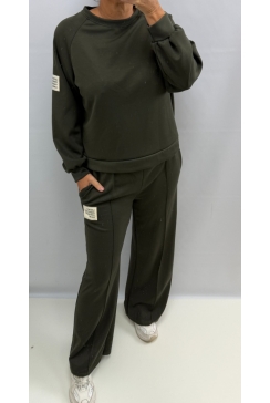 2-delig set met LANGE MOUW life isn't perfect army