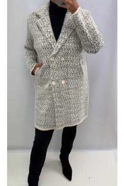 Manteljas met knopen SMALL Fuzzy Maze