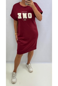 Jurk/tuniek awesome one best bordeaux