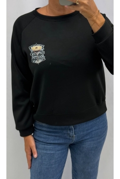 Sweater espresso martini zwart