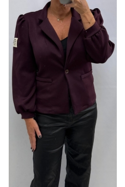 Korte blazer met lange mouw LIFE Emmie aubergine