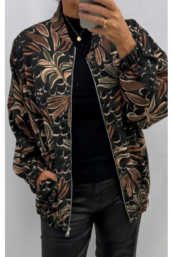 Bomber jack met ritssluiting Megan AUTUMN army