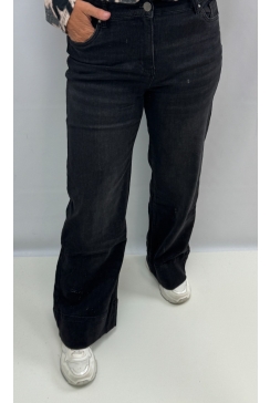 Goodies jeans wide leg zwart (DJ2723)