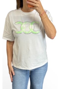 Shirt met korte mouw 3D CC groen