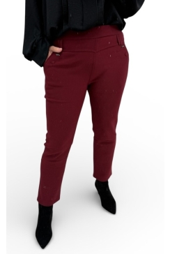 Petite broek star bordeaux (DAMA-381)