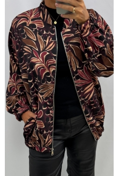 Bomber jack met ritssluiting Megan AUTUMN bordeaux