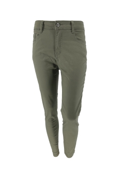 Secret denim broek met stretch army ( L802-2# )SALE