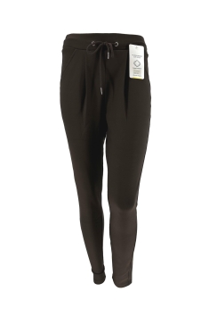 YU Travel broek soft met koord bruin R238