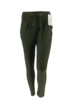 YU Travel broek soft met koord army R238