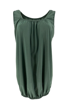 Basic ballon top in TRAVELSTOF uni army