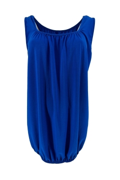 Basic ballon top in TRAVELSTOF uni kobalt