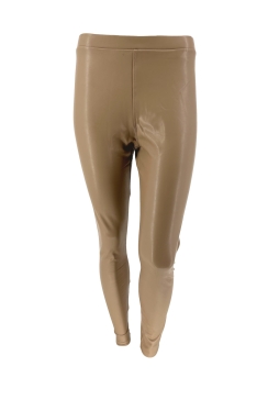 NORFY legging met hoge taille beige
