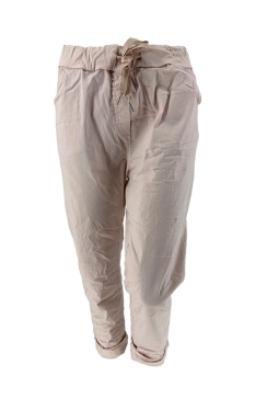 Comfy Jogg-jeans Blanco licht roze