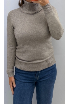Fijngebreide coltrui maud taupe (S-860) MST