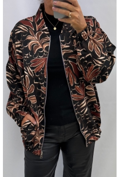 Bomber jack met ritssluiting Megan AUTUMN bruin