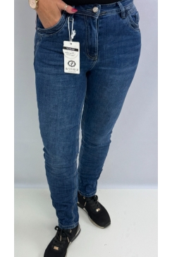karostar jeans met aansluitende broekspijp en ritssluiting (K2803)