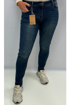 I dodo jogg-jeans smalle broekspijp washed denim (L4035#)