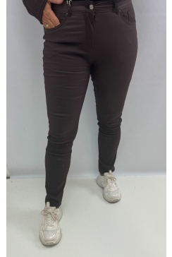 Norfy coating jeans bruin (K575-2-26)
