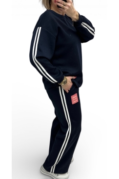 2-delig set crėme de la crème donker blauw