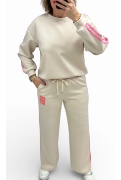 2-delig set crėme de la crème beige