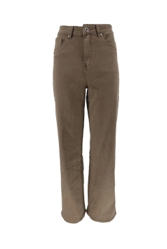 Goodies broek met rechte broekspijp taupe/bruin (DJ2498-7)