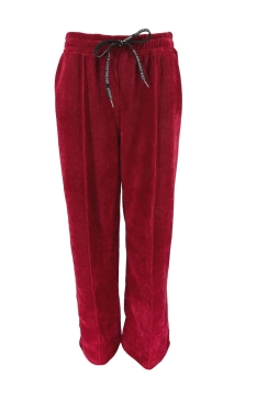 Broek van VELVET met naad en Loveforever koordje rood. sale