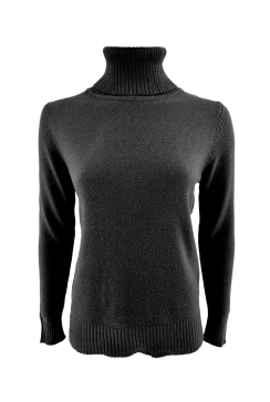 Fijngebreide coltrui Maud zwart (S-860) MST