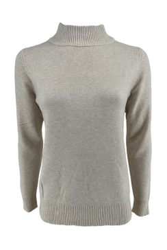 Fijngebreide turtleneck Sophie beige (S-887) MST